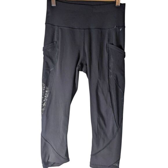 LULULEMON ATHLETICA Fast As Light Crop 'Black' Size 6 - Picture 8 of 10